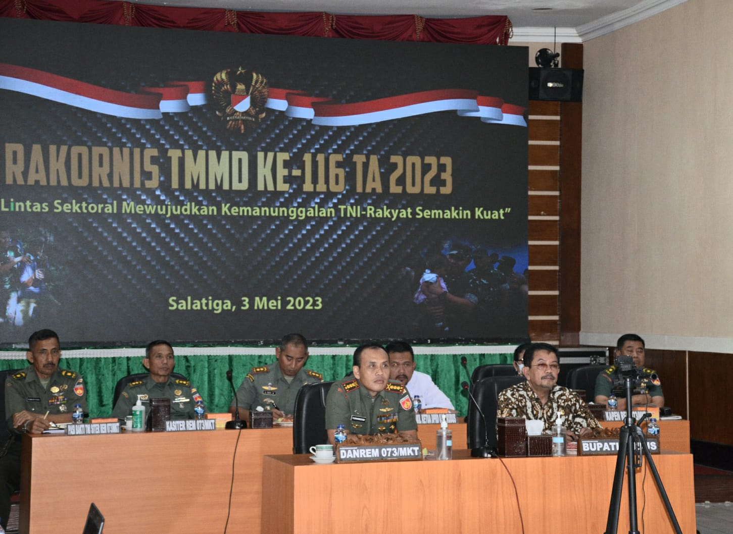 Jelang Pembukaan TMMD Ke-116, Danrem 073/Makutarama Vicon Dengan Aster Kasad
